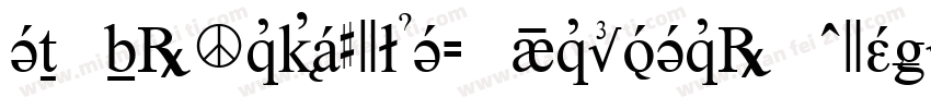 CA InfoTypeOPCY BoldCon Regular字体转换
